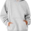 Womens Oversized Fleece Hoodie Long Sleeve Tops Pullover Sweaters Casual Hooded Sweatshirts